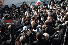   تشییع پیکرهای ۱۵۰ شهید گمنام  دفاع مقدس در تهران