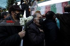   تشییع پیکرهای ۱۵۰ شهید گمنام  دفاع مقدس در تهران