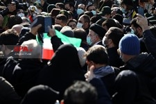   تشییع پیکرهای ۱۵۰ شهید گمنام  دفاع مقدس در تهران