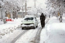   بارش برف در سنندج