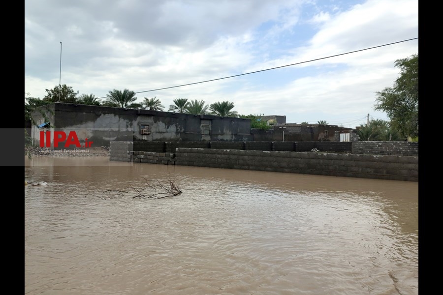   خسارت سیل در روستاهای هرمزگان