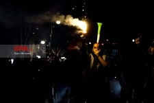   شادی مردم تهران ‍ پس از صعود تیم ملی فوتبال به جام جهانی قطر