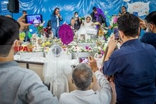   جشن ازدواج در آسایشگاه کهریزک 