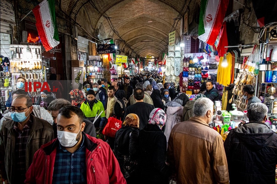    ازدحام  بازار تهران در آستانه سال نو 1401