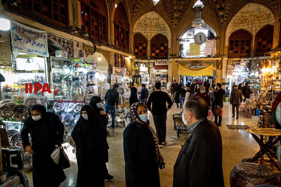    ازدحام  بازار تهران در آستانه سال نو 1401