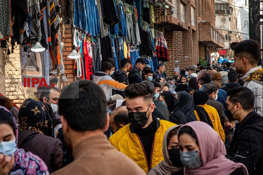    ازدحام  بازار تهران در آستانه سال نو 1401