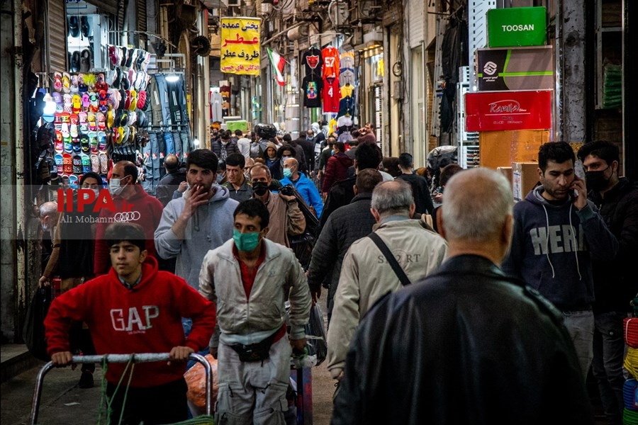    ازدحام  بازار تهران در آستانه سال نو 1401