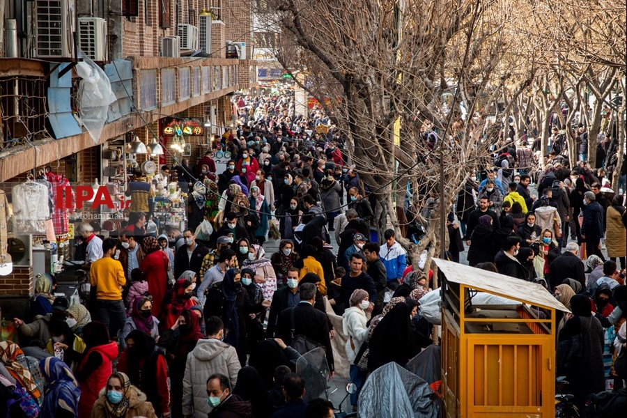    ازدحام  بازار تهران در آستانه سال نو 1401