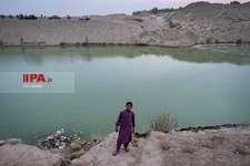   جاری شدن آب در رود جریکه سیستان 