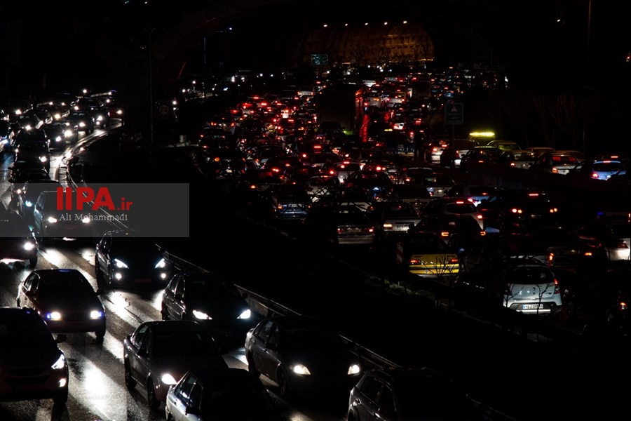   ترافیک در آخرین روزهای اسفند