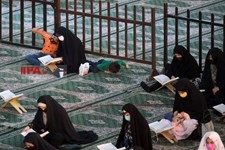   مراسم جزء خوانی قرآن کریم در حرم حضرت عبدالعظیم حسنی