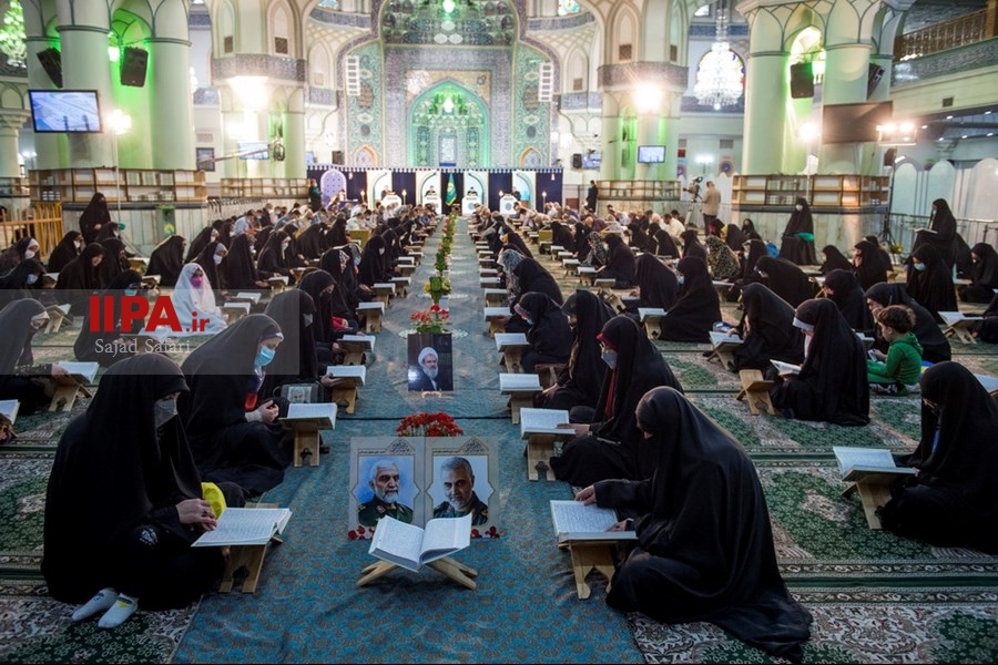   مراسم جزء خوانی قرآن کریم در حرم حضرت عبدالعظیم حسنی