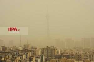 تهران غرق در گرد و غبار