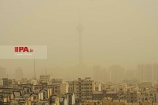   تهران غرق در گرد و غبار