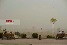   تهران غرق در گرد و غبار
