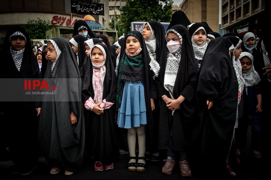   نسل دهه 90 در راهپیمایی قدس 