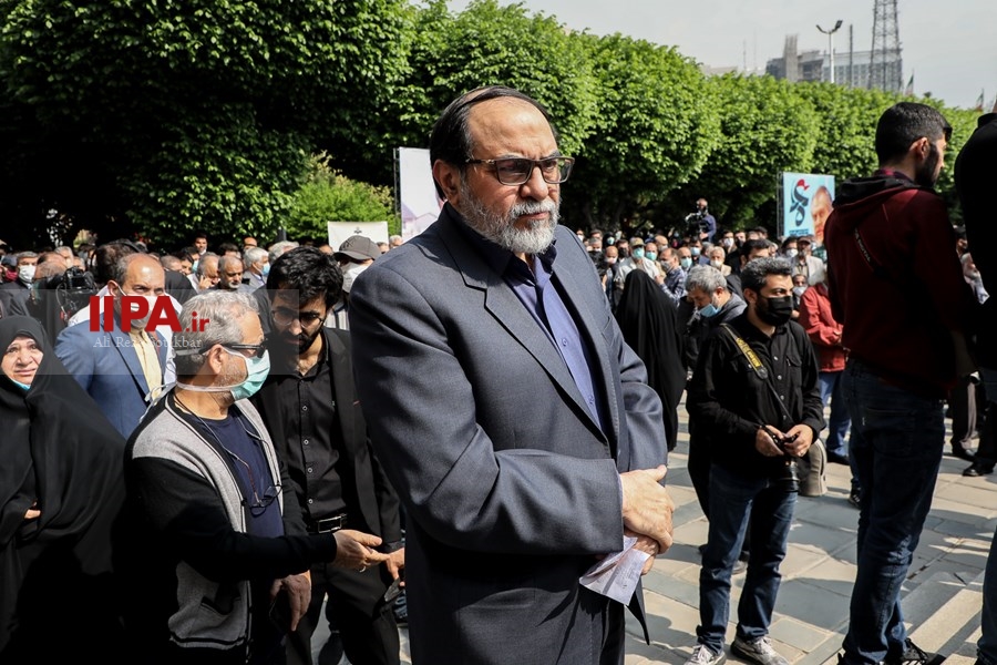   مراسم تشییع پیکر  زنده یاد نادر طالب‌زاده