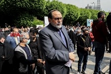   مراسم تشییع پیکر  زنده یاد نادر طالب‌زاده