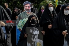   مراسم تشییع پیکر  زنده یاد نادر طالب‌زاده