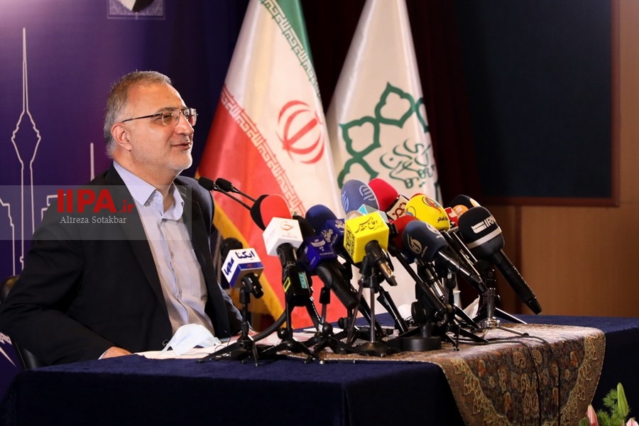   نشست خبری شهردار تهران 