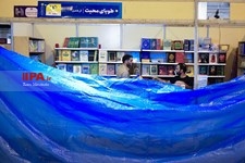  آماده سازی نمایشگاه بین المللی کتاب تهران