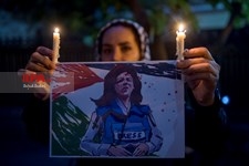   تجمع خبرنگاران و فعالان فلسطین به یاد شیرین ابوعاقله