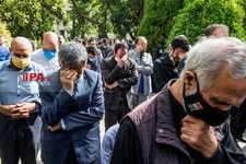   مراسم تشییع پیکر مرحوم فاطمی‌نیا در دانشگاه تهران