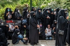  مراسم تشییع پیکر مرحوم فاطمی‌نیا در دانشگاه تهران
