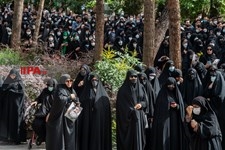   مراسم تشییع پیکر مرحوم فاطمی‌نیا در دانشگاه تهران