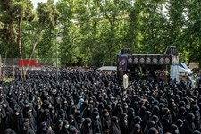   مراسم تشییع پیکر مرحوم فاطمی‌نیا در دانشگاه تهران