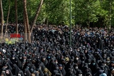  مراسم تشییع پیکر مرحوم فاطمی‌نیا در دانشگاه تهران
