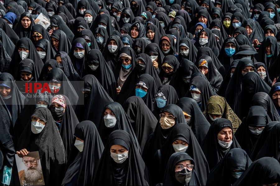   مراسم تشییع پیکر مرحوم فاطمی‌نیا در دانشگاه تهران