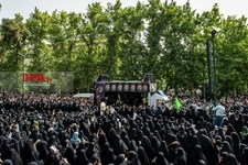   مراسم تشییع پیکر مرحوم فاطمی‌نیا در دانشگاه تهران