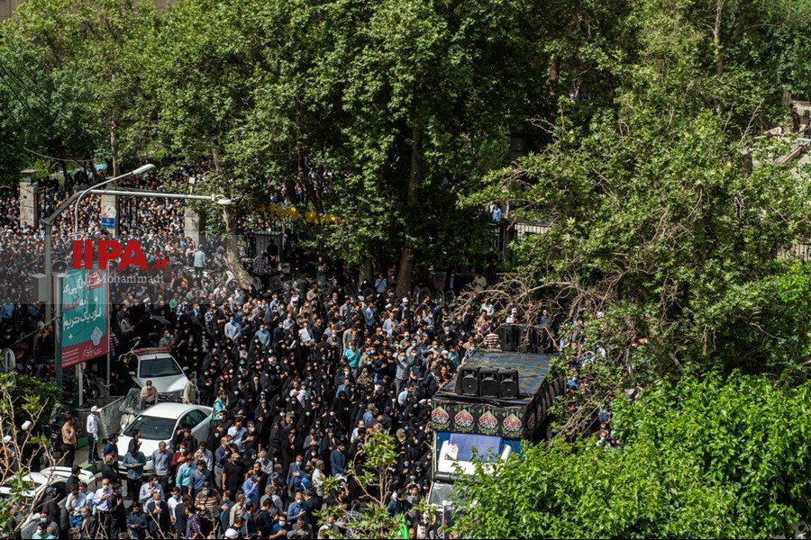   مراسم تشییع پیکر مرحوم فاطمی‌نیا در دانشگاه تهران