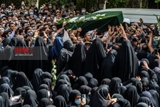   مراسم تشییع پیکر مرحوم فاطمی‌نیا در دانشگاه تهران
