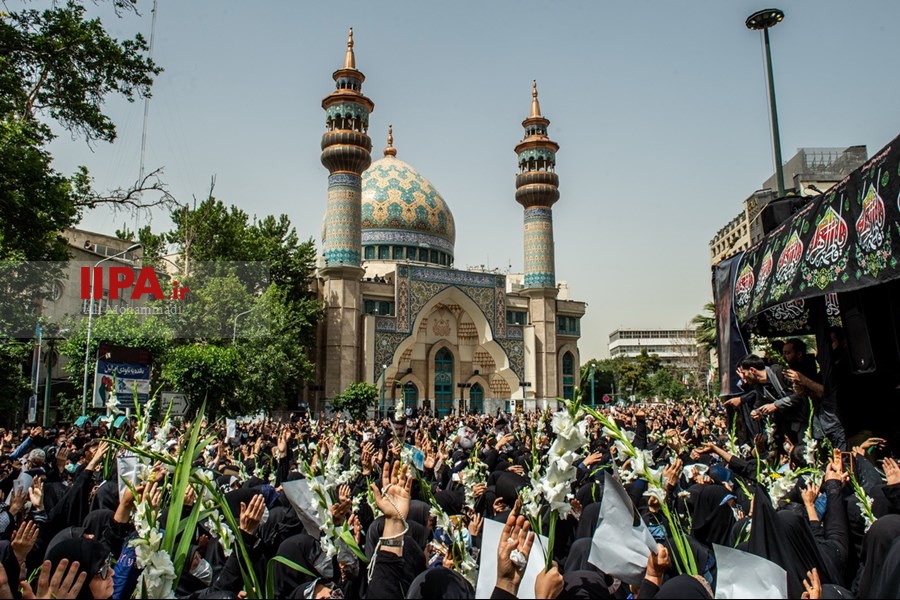  مراسم تشییع پیکر مرحوم فاطمی‌نیا در دانشگاه تهران