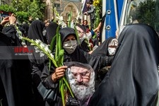   مراسم تشییع پیکر مرحوم فاطمی‌نیا در دانشگاه تهران