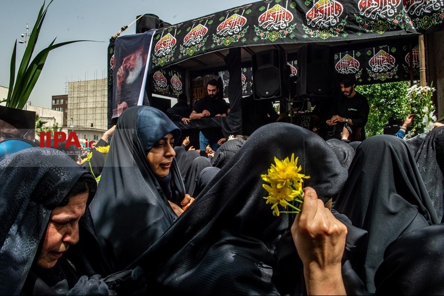   مراسم تشییع پیکر مرحوم فاطمی‌نیا در دانشگاه تهران