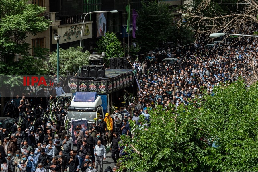   مراسم تشییع پیکر مرحوم فاطمی‌نیا در دانشگاه تهران