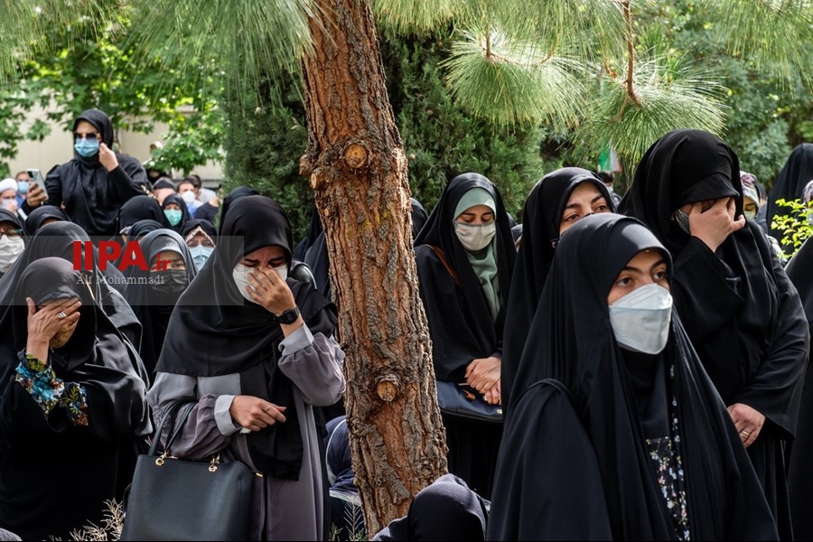   مراسم تشییع پیکر مرحوم فاطمی‌نیا در دانشگاه تهران