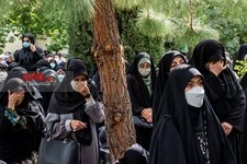   مراسم تشییع پیکر مرحوم فاطمی‌نیا در دانشگاه تهران