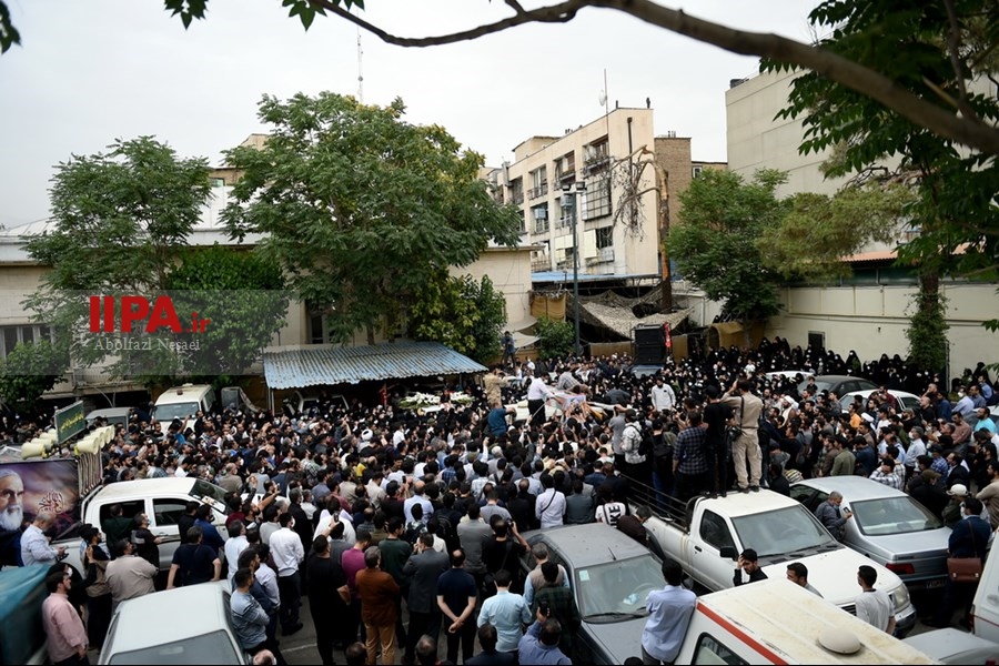    وداع با پیکر شهید صیاد خدایی