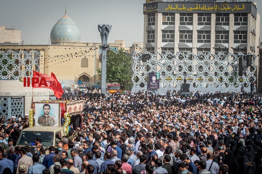   مراسم تشییع پیکر شهید صیاد خدایی