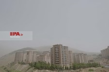   هجوم ریزگرد ها به آسمان تهران