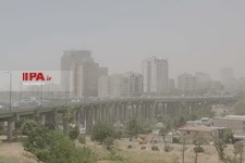   هجوم ریزگرد ها به آسمان تهران