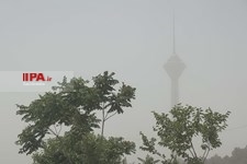   هجوم ریزگرد ها به آسمان تهران