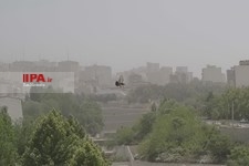   هجوم ریزگرد ها به آسمان تهران