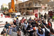   حضورمعاون اول رئیس جمهور در ساختمان مترو پل آبادان