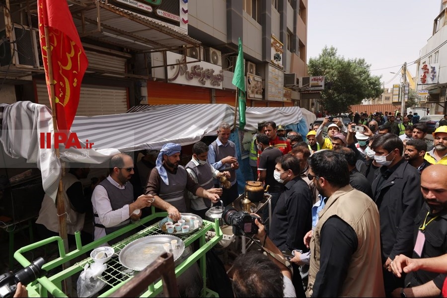   حضورمعاون اول رئیس جمهور در ساختمان مترو پل آبادان