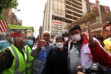   حضورمعاون اول رئیس جمهور در ساختمان مترو پل آبادان